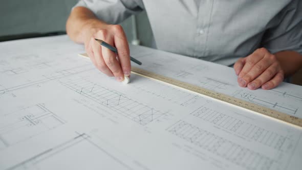 Young man in office alt
