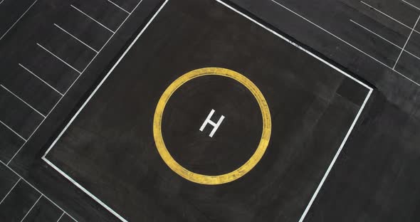 Landing zone for helicopters alt