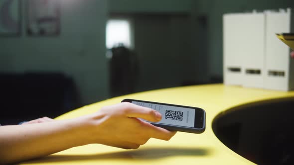 Vaccination Passport Qr Code Control Woman Checking on Phone European Coronavirus Covid 19 Vaccine alt