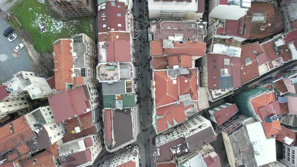 Birds Eye View Of Galata Streets alt