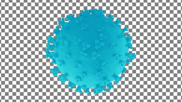 Coronavirus ( Covid-19 ) Light Blue