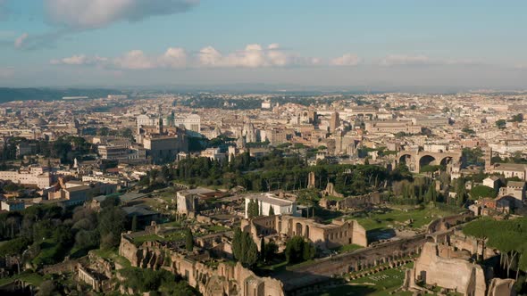 Aerial View of Rome alt