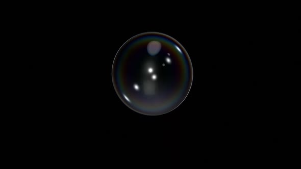 Two Bubble Bursting Clips (Black Background)