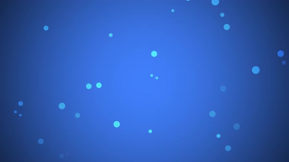 Dust Blue Particles Fly in the Air Background