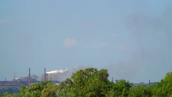 Air Pollution With Smoke From the Smelter