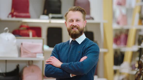 Good Looking Supervisor Posing in Front of the