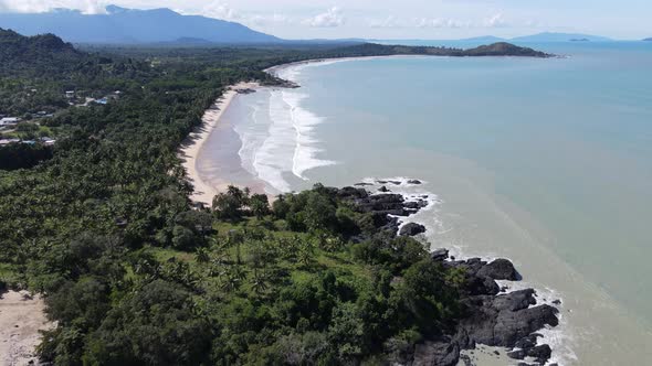The Beaches at the most southern part of Borneo Island alt