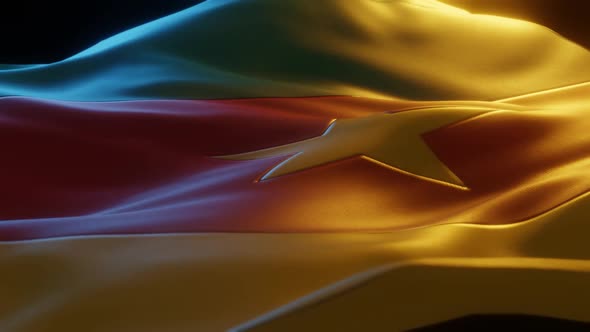 Cameroon - Stylized Flag alt