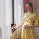 Pregnant Woman Near the Window - VideoHive Item for Sale