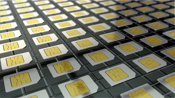 Production of micro chips of SIM cards for the phone. alt