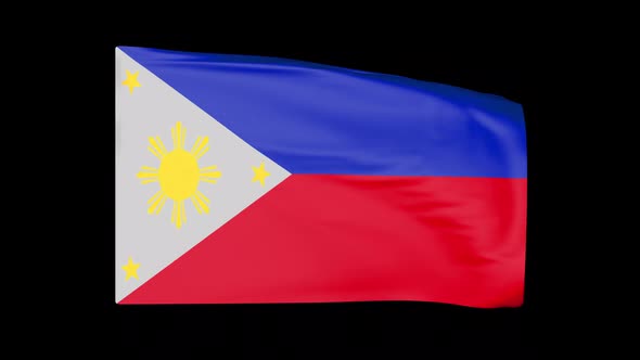 Philippines Flag Alpha