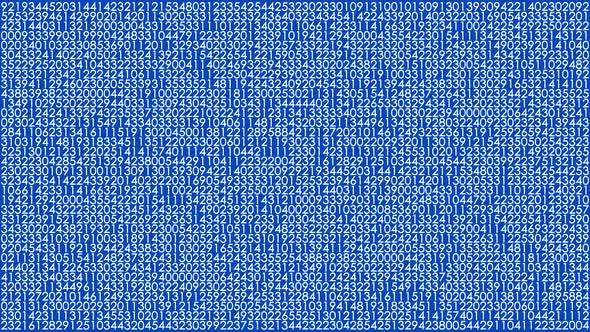 Random Numbers Chroma Key alt