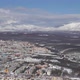 Winter Top View of Petropavlovsk City on Background Volcanoes - VideoHive Item for Sale