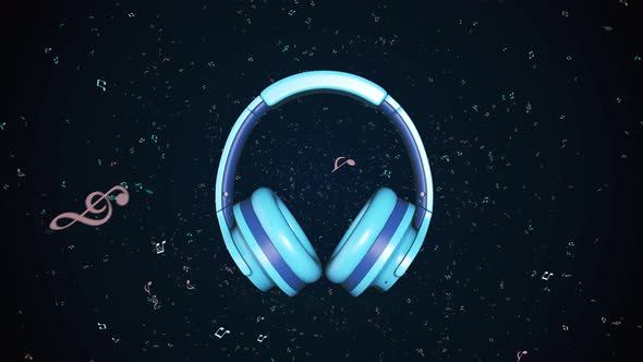 Particle Obkect Head Phones 08