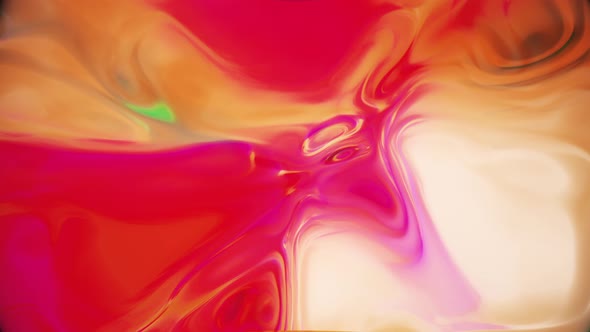 Warped Psychedelic Warm Abstract Background Loop