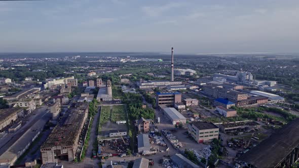Industrial Building From Above