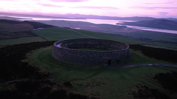Grianan Aileach Ring Fort Donegal  Ireland alt