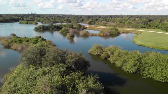  Bird View Of Wetlands In Florida