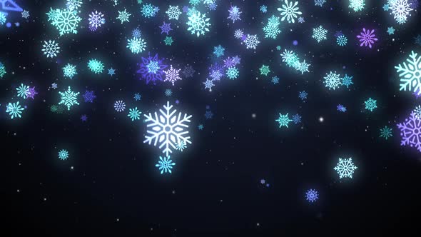 Snowflakes Background HD
