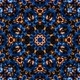Slow Abstract Blue-Orange Kaleidoscope Backdrop - VideoHive Item for Sale