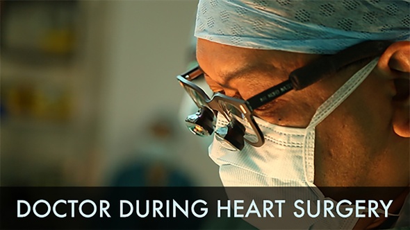 Doctor During Heart Surgery.Mov alt