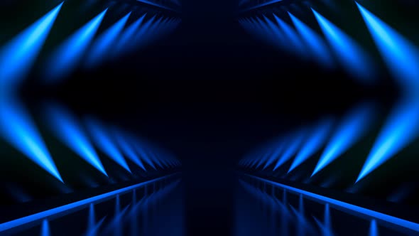 Blue Light Reflection Background 4K