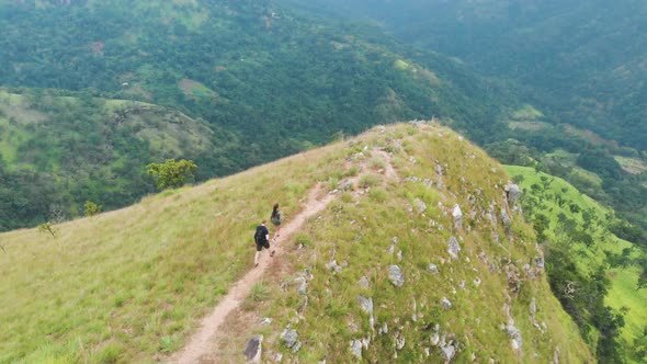 Couple Come Down from Mountain