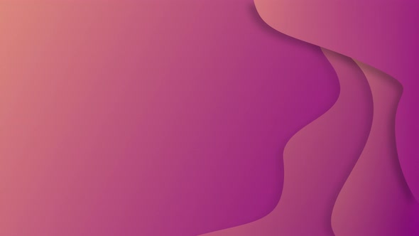 Waves gradient abstract background on the right of pacific pink magenta and coral peach colors alt