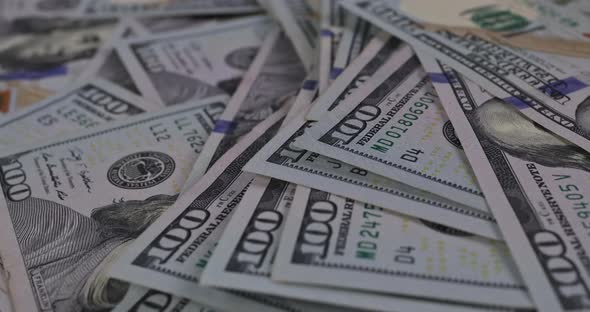 Dollars American bills in currency cash bundles on a american cash background alt