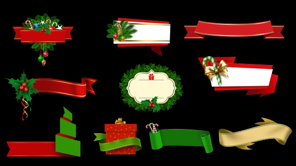 Christmas Lowerthirds and Banners 1
