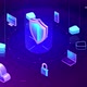 Cyber Security Infographic Blue - VideoHive Item for Sale