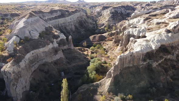 Cappadocia Landscape Aerial View. Turkey. Goreme National Park alt