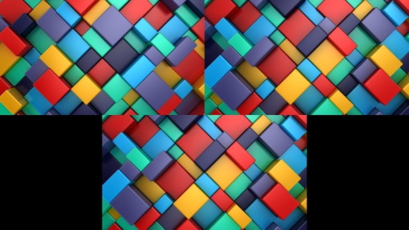 Background of Animated Cubes alt