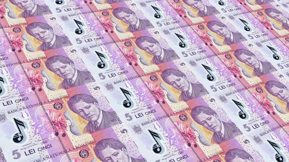 Romania  Money /5 Romanian Leu 4K alt