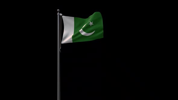 Pakistan Flag With Alpha 2K alt