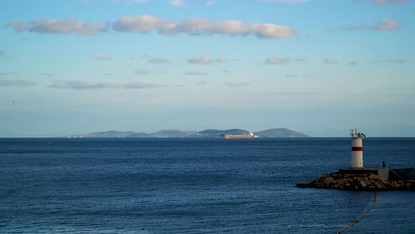 Ship Taffic Near Istanbul