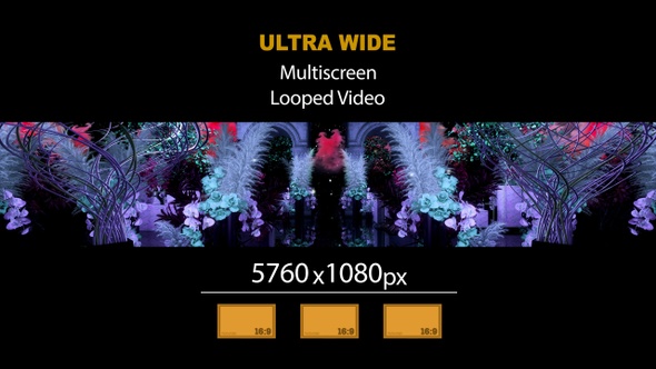 Ultra Wide HD Luxury Magic Garden Hall 08