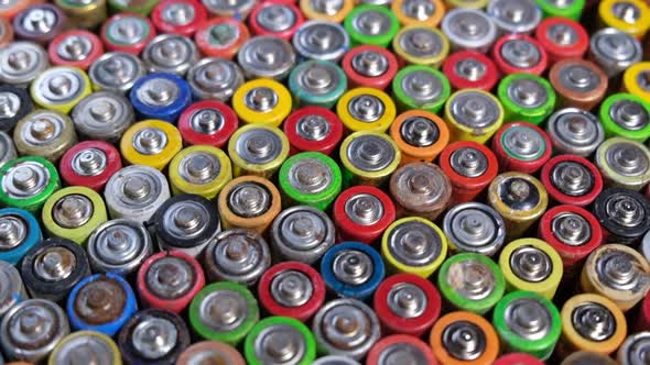 Harmful effects of batteries on the nature of the planet Earth. alt