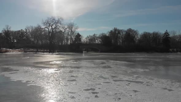 forward shoot frozen lake winter afternoon alt