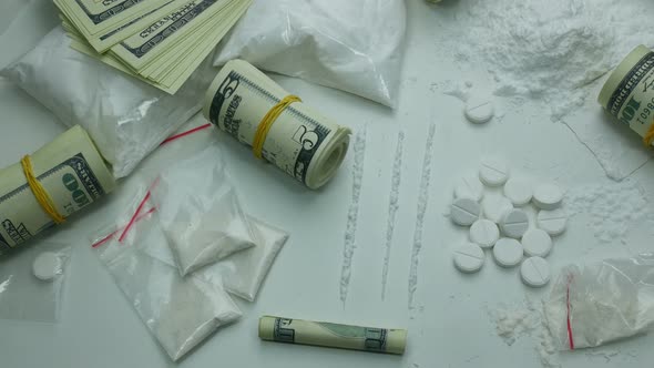 Criminal Money Profit Of The Drug Cartel From The Sale Of Cocaine alt