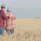 Farmers Father and Son in Field - VideoHive Item for Sale