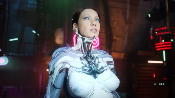 Cybernetic Girl Walks alt