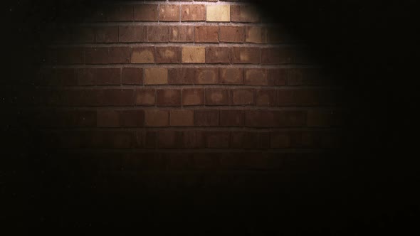 Cinematic Brick Wall Background