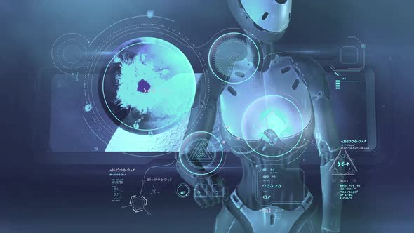 Fantastic Video Poster With Alien Infographics HD alt