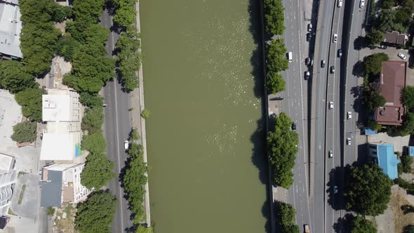 Riverside Traffic Aerial alt