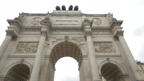 Low angle view of the Siegestor