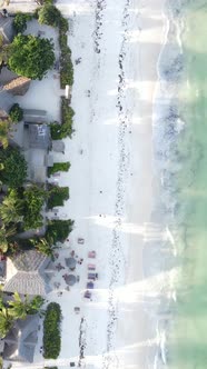 Beach on the Coast of Zanzibar Island Tanzania alt