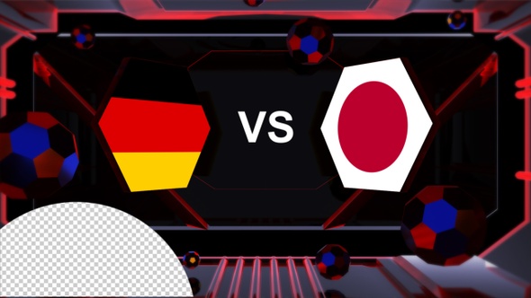 Germany Vs Japan Football World Cup Qatar 2022 Vs Card Transitions alt