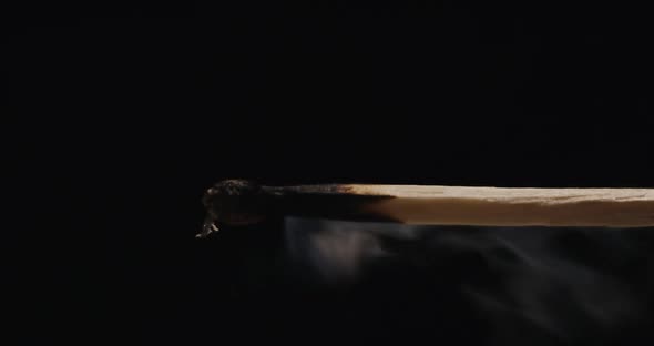Match fire slowmotion at 240 fps