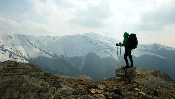 Hiker with Backpack